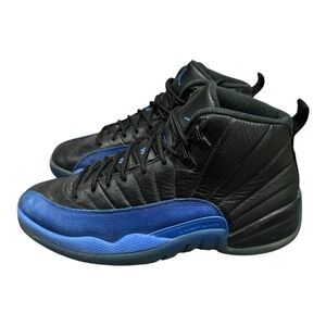 Nike Air Jordan 12 Retro Deep Royal Blue Suede Sneaker 130690-014 Men's Size 9